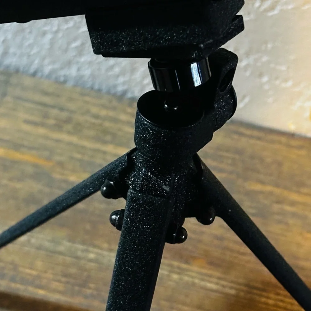 Black Telescope with Tripod